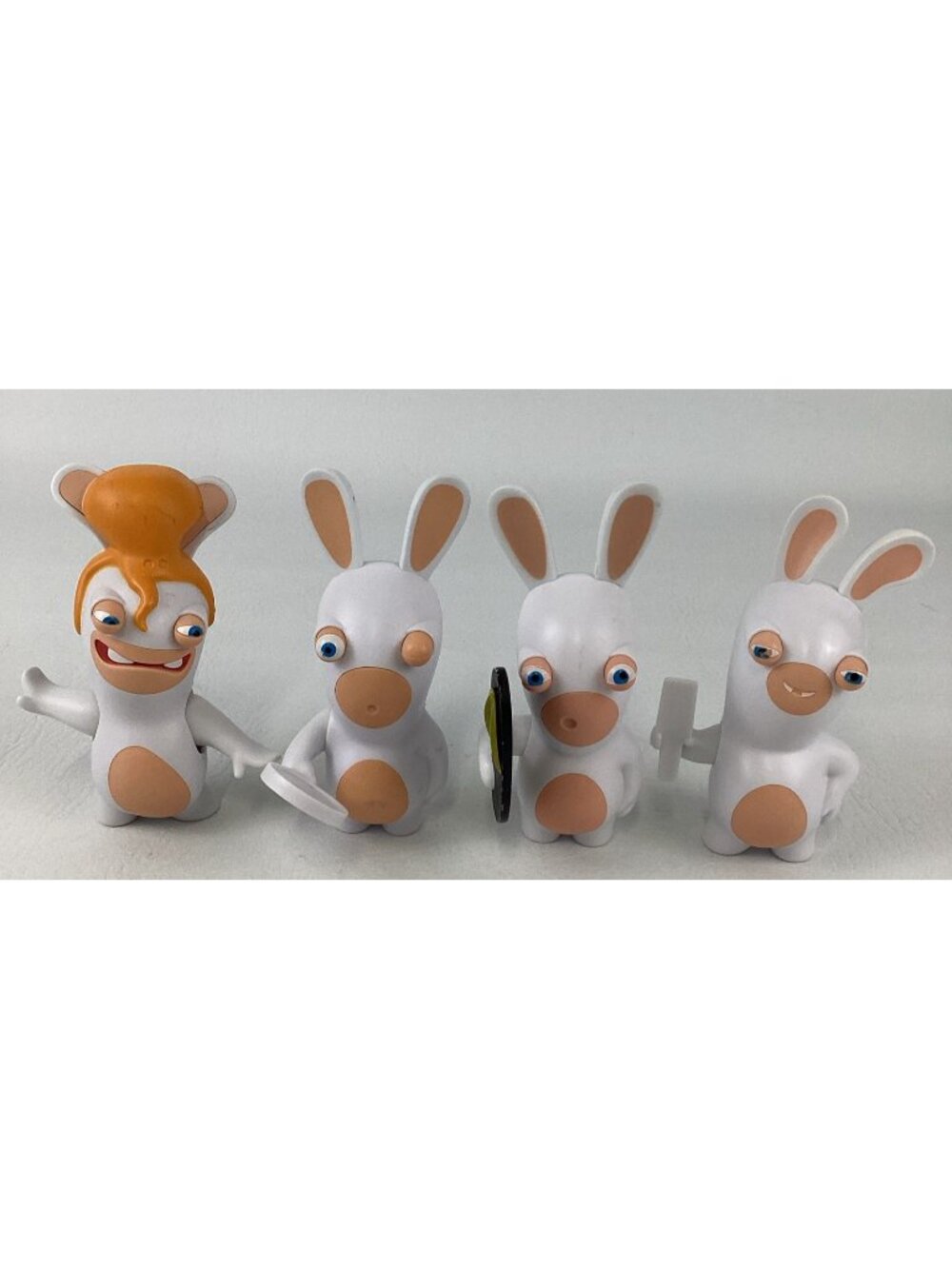 Rabbids Invasion Burger King Bundle Figure Topper Toy Lot 2018 Ubisoft Rabbit